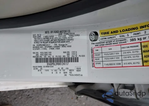 2011 Ford Fusion Hybrid z USA, uszkodzony, nr VIN 3FADP0L39BR124117